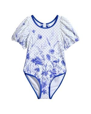 Reiss Kids' Clemmie One-Piece Swimsuit - Blue