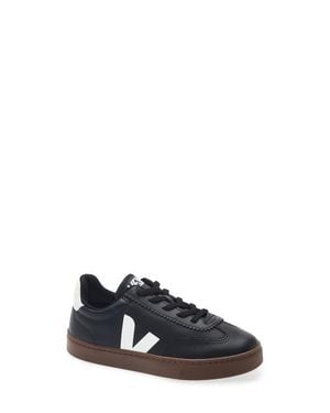 Veja Kids' Volley Elastic Lace Sneaker - Black