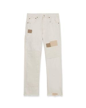 Fortela 965 John Japan Selvedge 5-Pocket Regular Fit Ecrù Denim - White