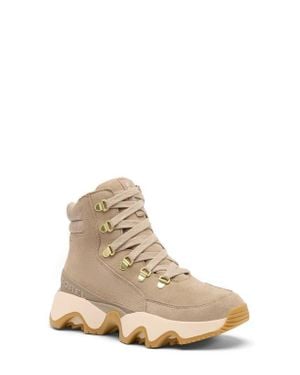 Sorel Kinetic Impact Conquest Plus Waterproof Sneaker Boot - Natural