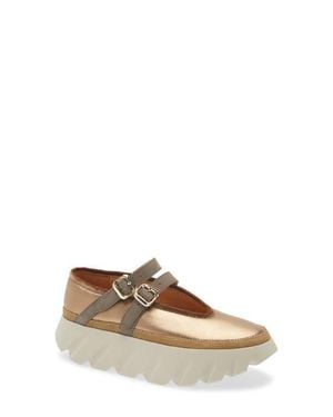 4Ccccees Tura Ballet Platform Loafer - Brown