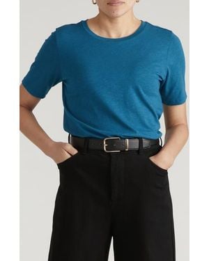UNIVERSAL STANDARD Light As Air Tee Rex T-Shirt - Blue