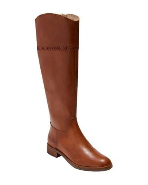 Jack Rogers Adaline Leather Tall Knee High Boots in Black Lyst