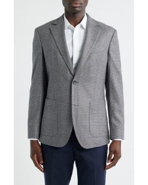 Nordstrom Duke Plaid Merino Wool Sport Coat - Gray