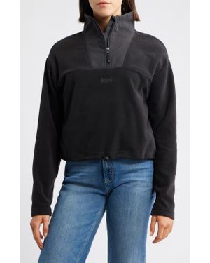 Helly Hansen Daybreaker Fleece Crop Pullover - Black