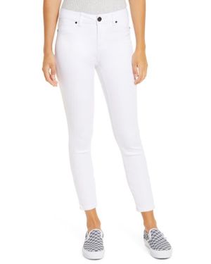 1822 Denim Ankle Skinny Jeans - White
