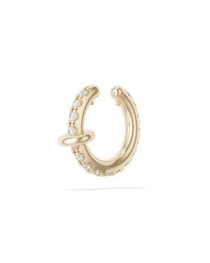 Spinelli Kilcollin Elara Sg Diamond Ear Cuff - Metallic