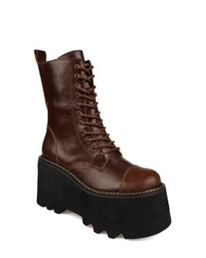 Zigi Raiza Platform Bootie - Brown
