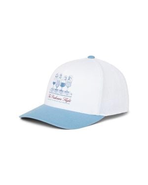 Travis Mathew Stars Stripes Sips Snapback Baseball Cap - White