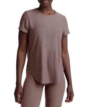 Beyond Yoga On The Down Low T-Shirt - Brown