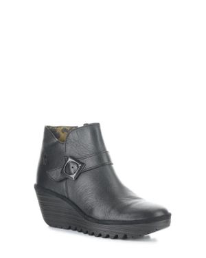 Fly London Yort Wedge Bootie - Gray