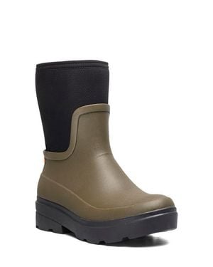 Bogs Hazel Mid Zip Rain Boot - Black