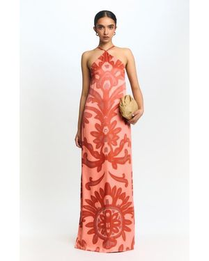 Diarrablu Aria Viscose Dress Elia - Red