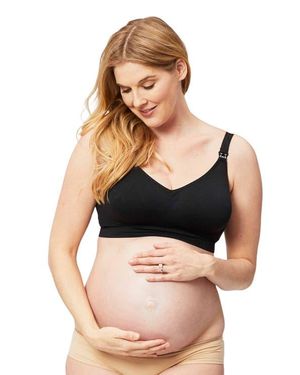 Cake Maternity Popping Candy Fuller Bust Wire-Free Nursing Bra - Black