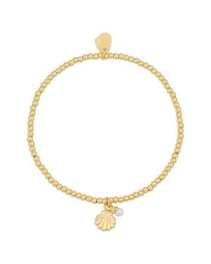 Estella Bartlett Sienna Seashell Pendant Bracelet - Metallic