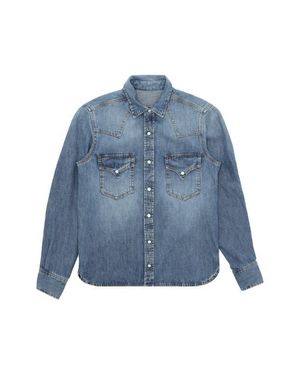 Fortela Japan Denim Texan Shirt - Blue