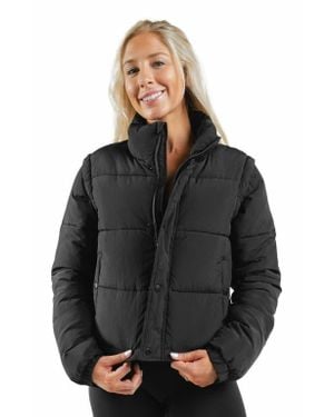 Vitaly Convertible Puffer - Black