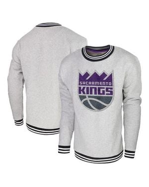 Stadium Essentials Sacramento Kings Club Level Pullover Sweatshirt - Gray