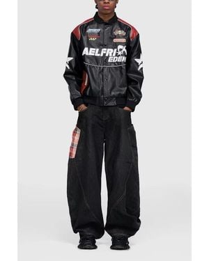 AELFRIC EDEN Baggy Barrel Jeans - Black