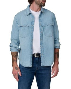 Joe's Jeans The Wayne Denim Snap-Up Western Shirt - Blue