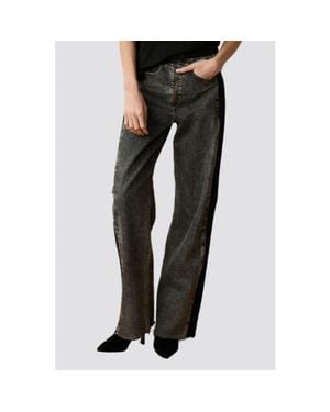 TT Studios Amelia Contrast Jean - Black