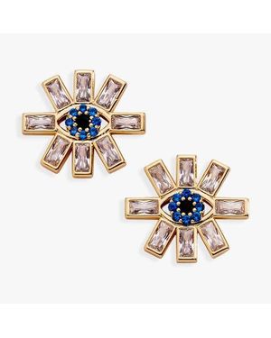 ALEX AND ANI Evil Eye Statement Stud - Metallic