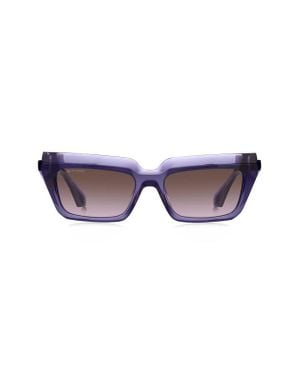 Etro 55Mm Rectangular Sunglasses - Purple