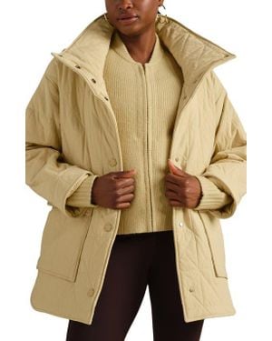 Rhone Monterey Water Repellent Quilted Jacket - Natural
