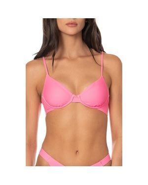 Maaji Dainty Reversible Underwire Bikini Top - Pink