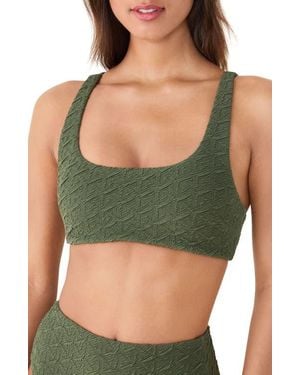 Andie The Devon Bikini Top - Green