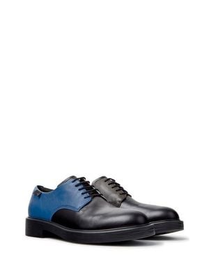 Camper Dean Twins Plain Toe Derby - Blue