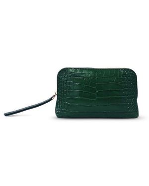 Youzey Muse Mini Croc Cosmetic Clutch - Green