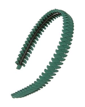 Tasha Crinkle Cut Headband - Green
