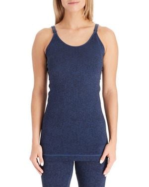 Modern Eternity Maternity Hannah Activewear Maternity & Nursing Tank - Blue