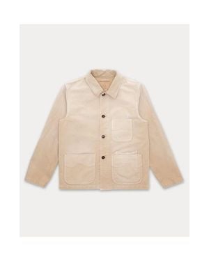 Fortela Montana Sunfaded Cotton Jacket - Natural