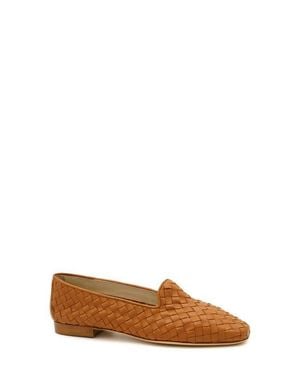 Amalfi by Rangoni Gastone Perforated Espadrille - Brown