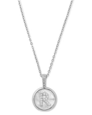 Melinda Maria Baby Love Letters Initial Pendant Necklace - Blue