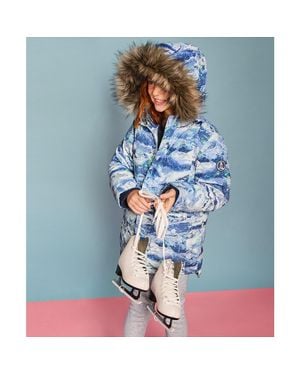 Lands' End Kids Expedition Waterproof Winter Down Parka - Blue