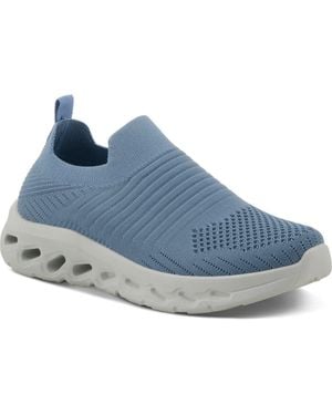 Flexus by Spring Step Scruggs Slip-On Sneaker - Blue