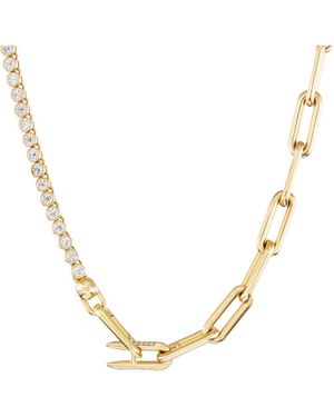 UNIFORM OBJECT Vessel Diamond Tennis Y-Necklace - Metallic