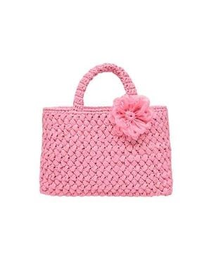 Carmen Sol Positano Raffia - Pink