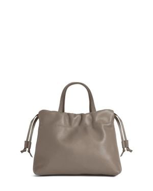 LEMIZ Mini Asisi Convertible Leather Crossbody - Brown