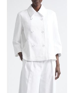 Altuzarra Hayden Double Breasted Jacket - White