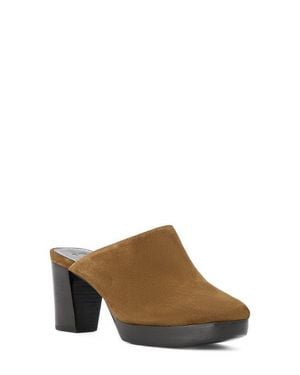 STAUD Monica Heeled Mule - Brown