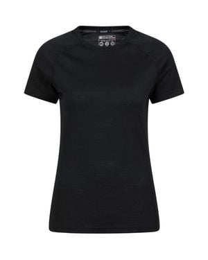 Mountain Warehouse Summit Merino Wool Thermal Top - Black