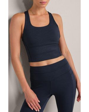 Rhone Revive Longline Bra - Blue
