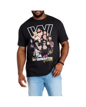 True Nation by DXL Big & Tall Wwe Wrestling Graphic Tee - Black