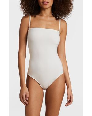 Commando Butter Luxe Straight Cami Bodysuit - White