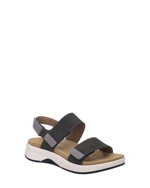 Josef Seibel Estelle Slingback Platform Sandal - White
