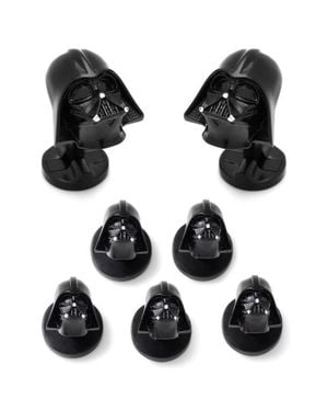 Cufflinks Inc. 3D Darth Vader Cuff Links & Shirt Studs Set - Black